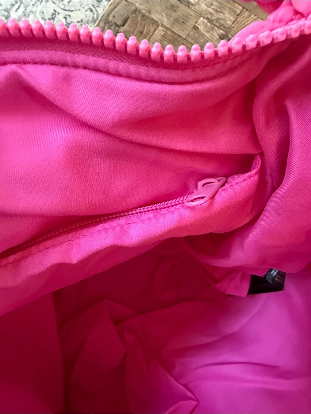 Free People fp movement Quilted Carryall Bag Bubblegum Pink NWT - Picture 8 of 10